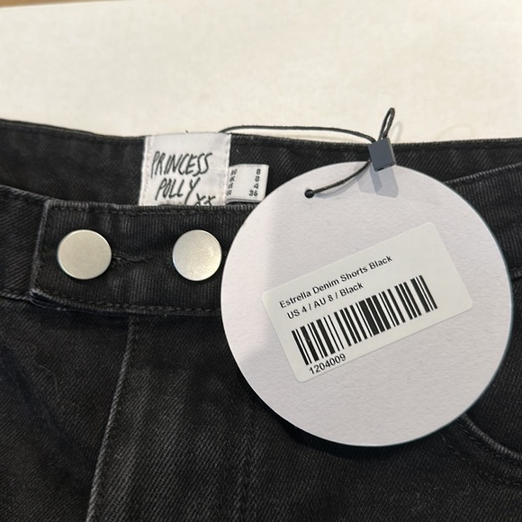 Estrella Denim Shorts Black - Picture 9 of 9